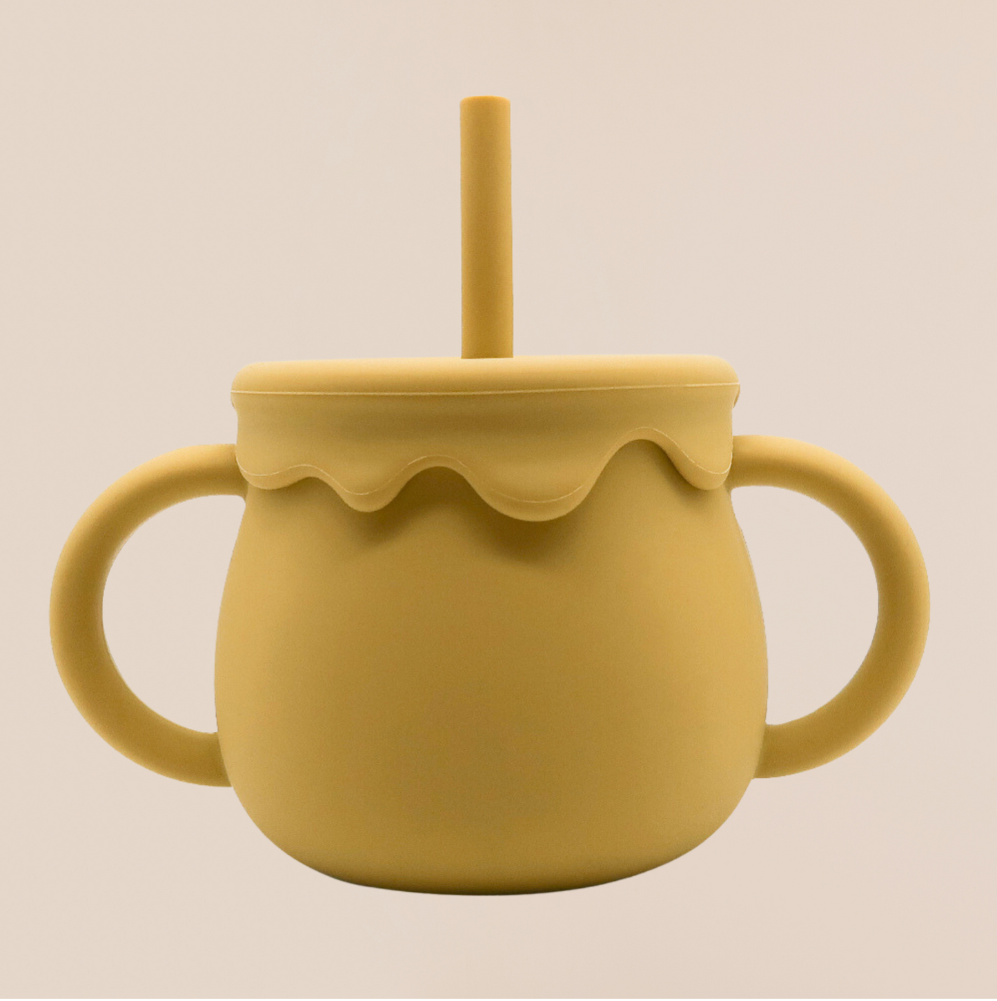 2 in 1 Honey Pot Sippy Cup - Mango