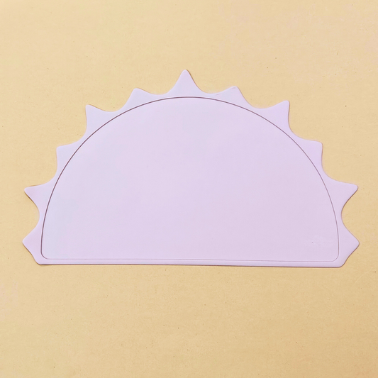 Silicone Dino Placemat - Rose Pink
