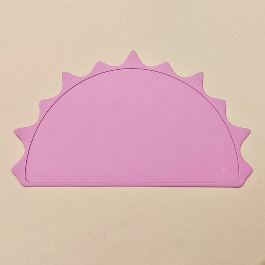 Silicone Dino Placemat - Dark Pink