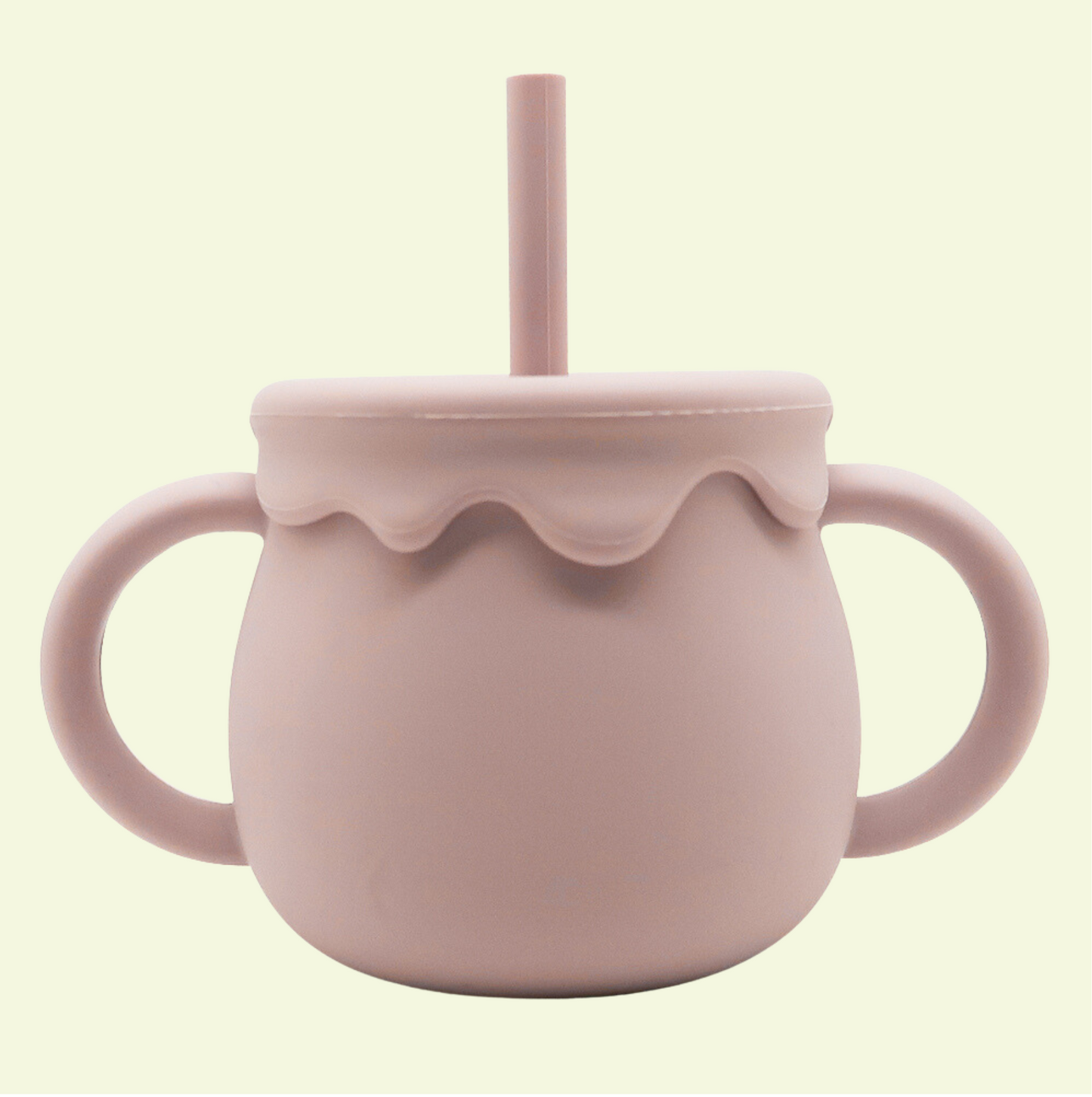 2 in 1 Honey Pot Sippy Cup - Rose Pink