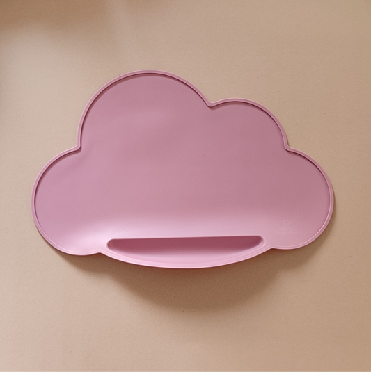 Silicone Cloud Placemat - Dark Pink