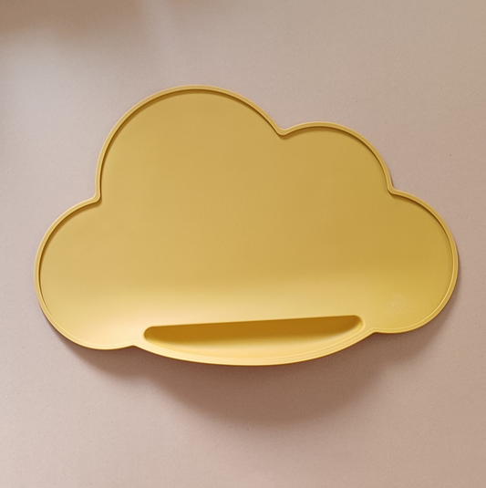 Silicone Cloud Placemat - Mango