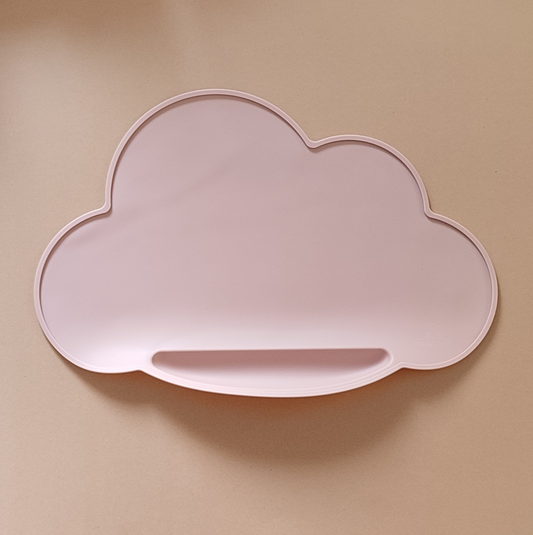 Silicone Cloud Placemat - Rose Pink