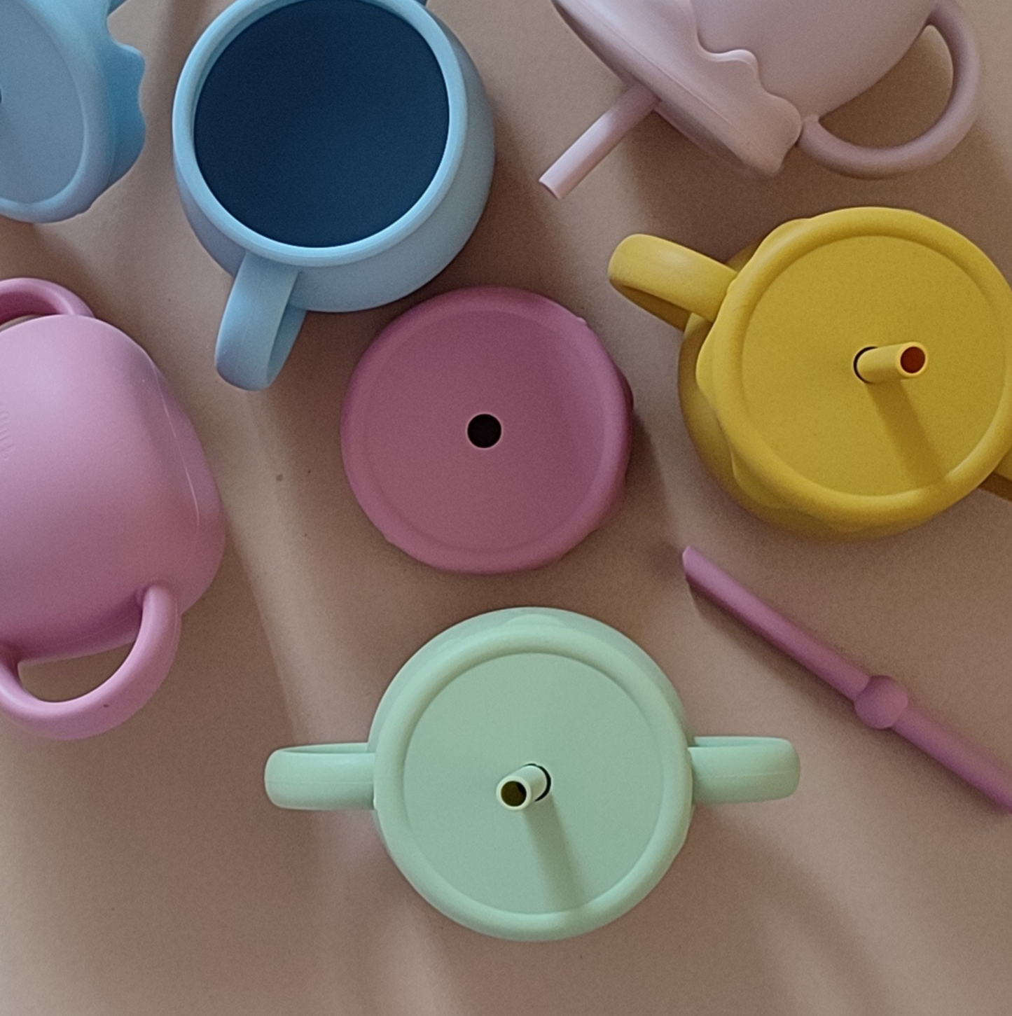 2 in 1 Honey Pot Sippy Cup - Mango